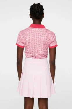 Tour Tech Print Polo|J.Lindeberg Outlet