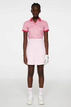 Tour Tech Print Polo|J.Lindeberg Outlet