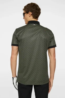 Tour Tech Print Polo|J.Lindeberg Hot