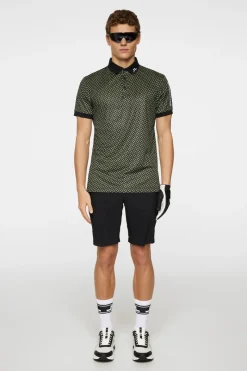Tour Tech Print Polo|J.Lindeberg Hot
