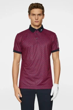 Tour Tech Print Polo|J.Lindeberg Best