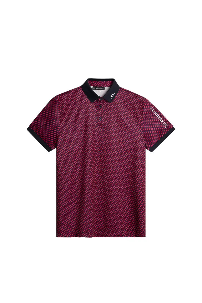 Tour Tech Print Polo|J.Lindeberg Best