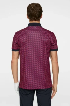 Tour Tech Print Polo|J.Lindeberg Best