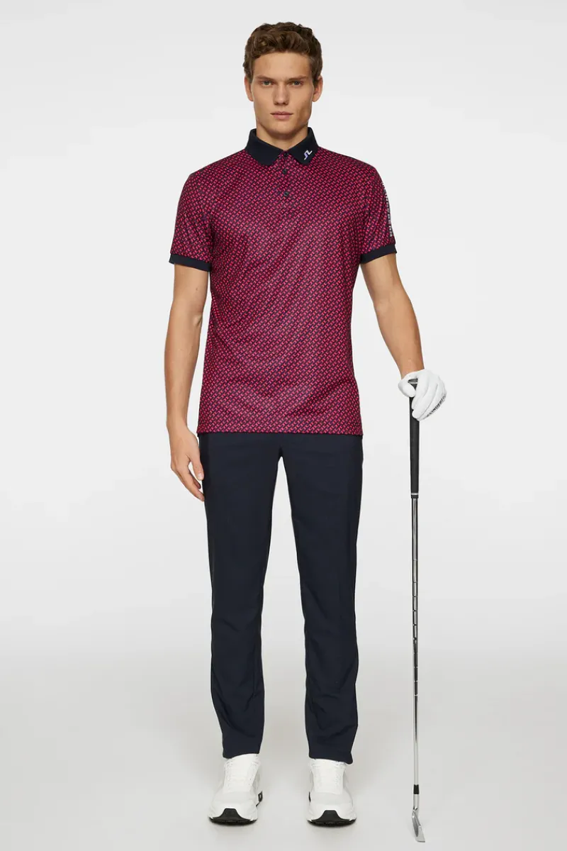 Tour Tech Print Polo|J.Lindeberg Best