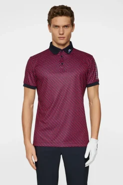 Tour Tech Print Polo|J.Lindeberg Best