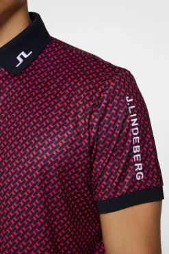 Tour Tech Print Polo|J.Lindeberg Best