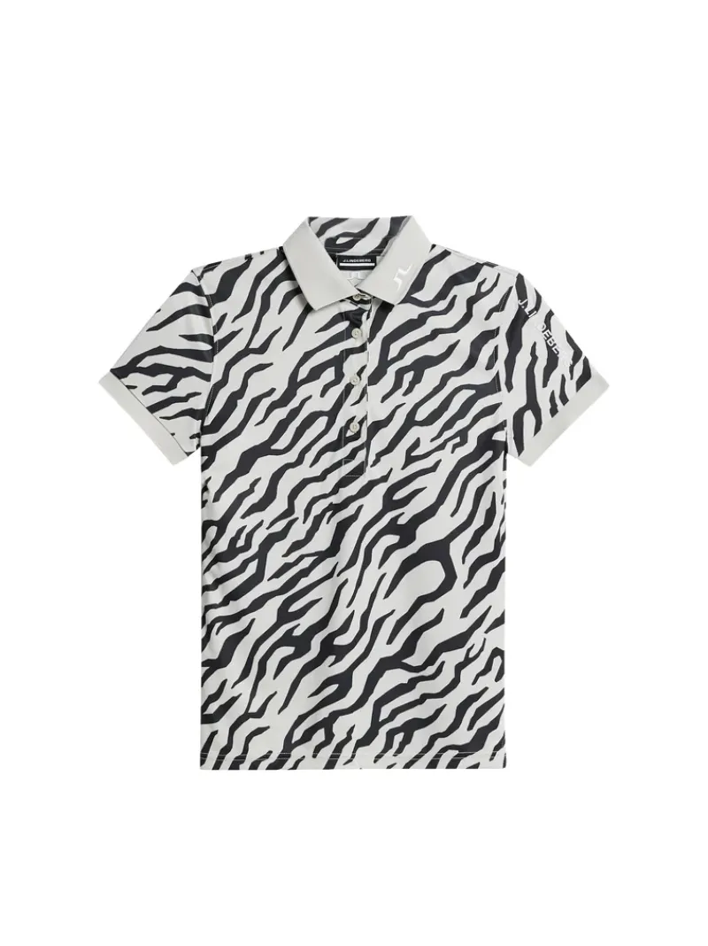 Tour Tech Print Polo|J.Lindeberg New