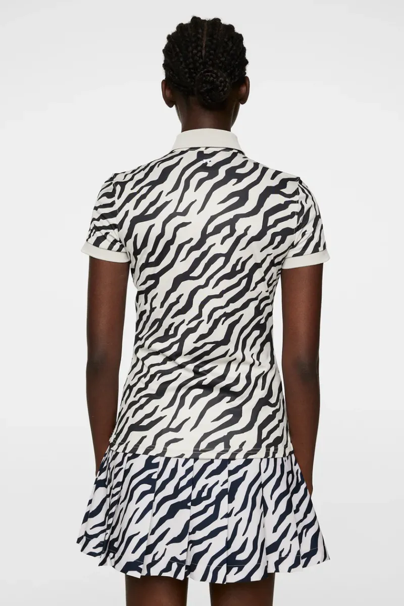 Tour Tech Print Polo|J.Lindeberg New