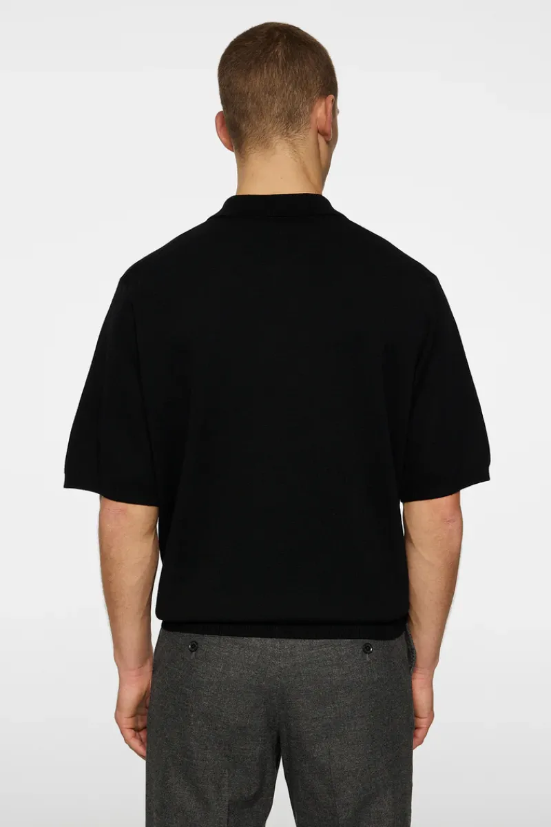 Tyler Quarter Zip Knit Polo|J.Lindeberg Sale