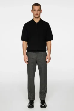 Tyler Quarter Zip Knit Polo|J.Lindeberg Sale