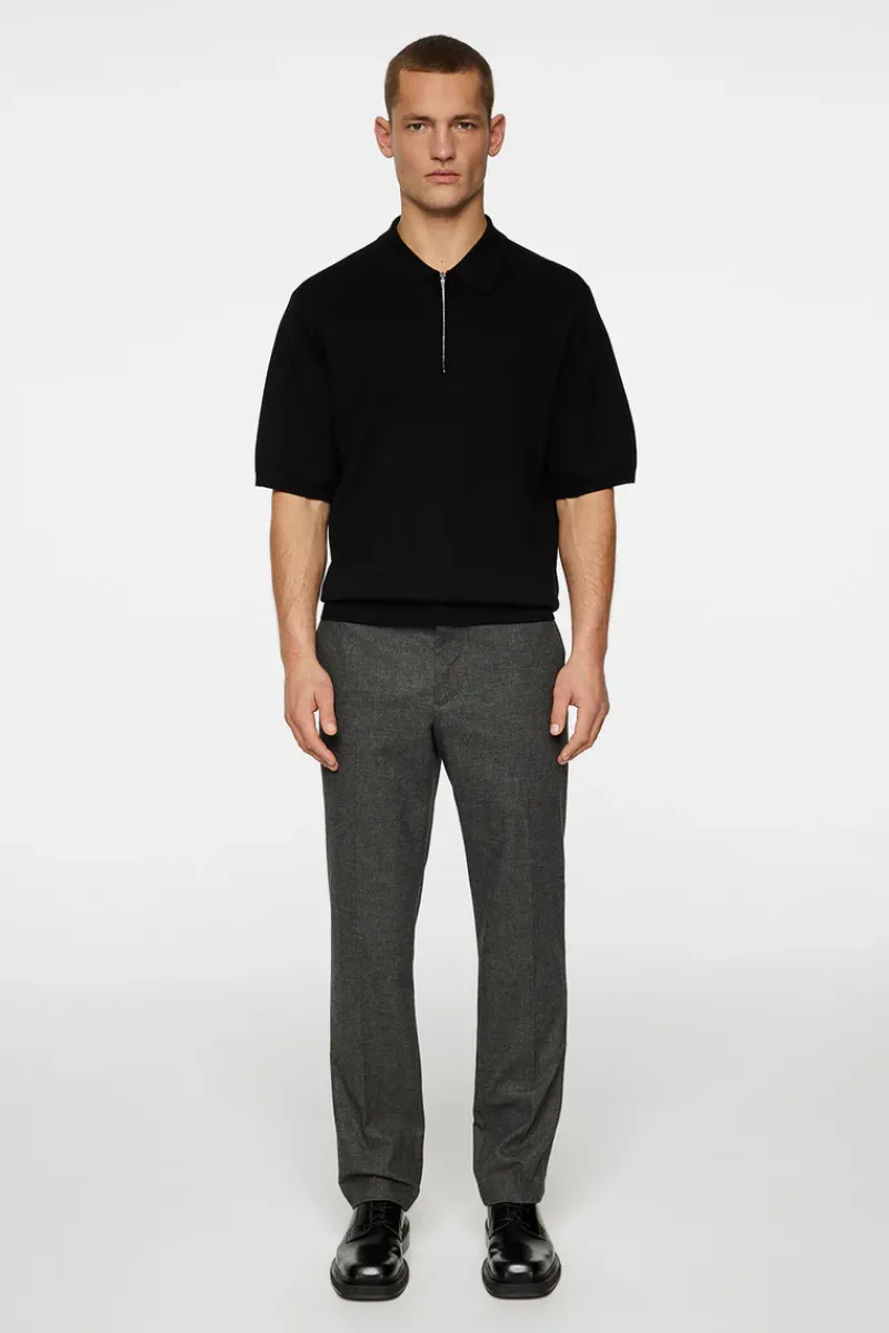 Tyler Quarter Zip Knit Polo|J.Lindeberg Sale