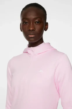 W Aerial Quarter Zip Hood|J.Lindeberg Sale
