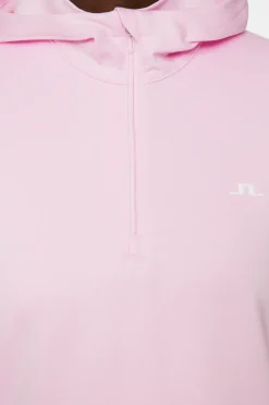 W Aerial Quarter Zip Hood|J.Lindeberg Sale