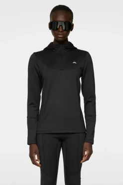 W Aerial Quarter Zip Hood|J.Lindeberg Hot
