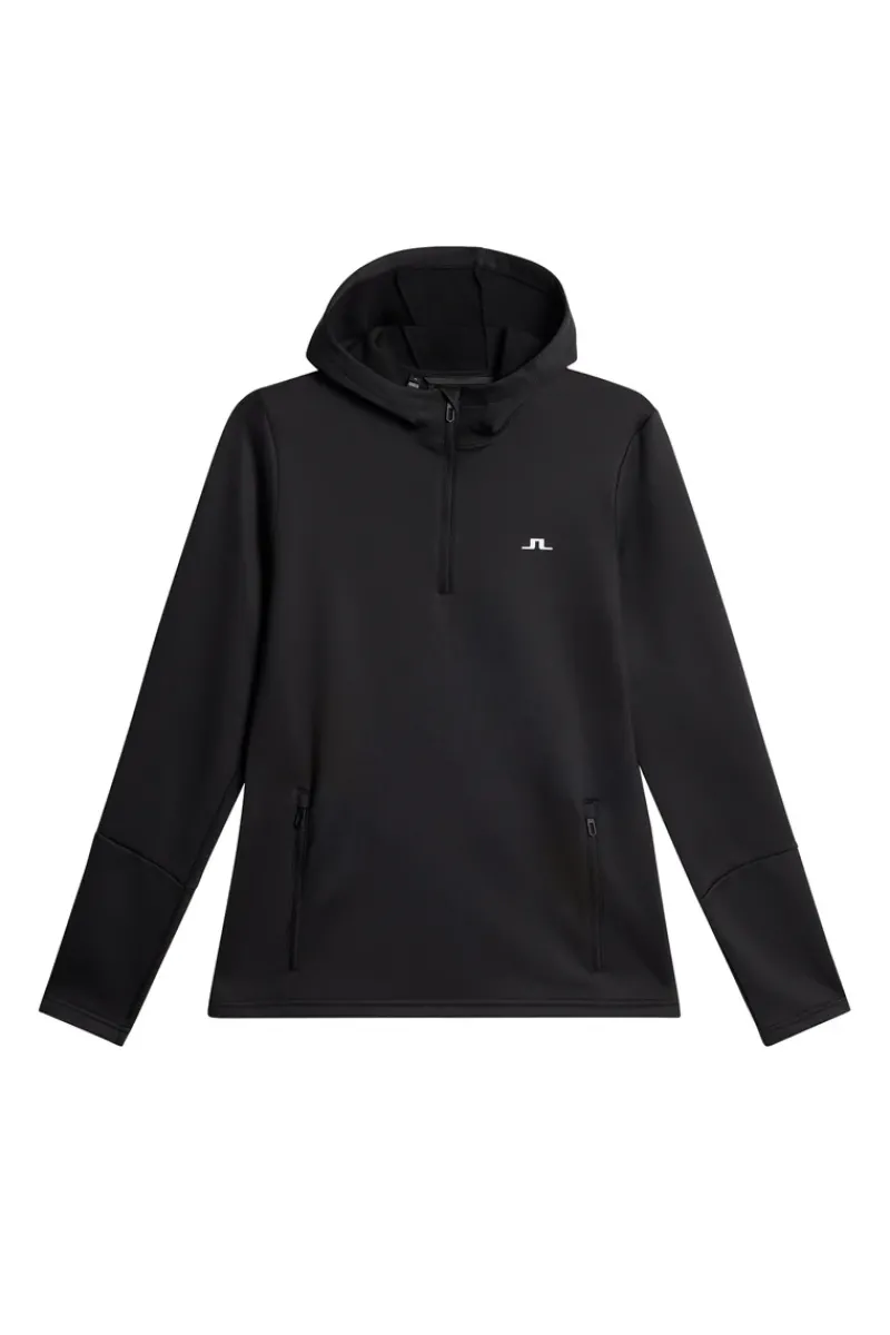 W Aerial Quarter Zip Hood|J.Lindeberg Hot