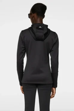 W Aerial Quarter Zip Hood|J.Lindeberg Hot
