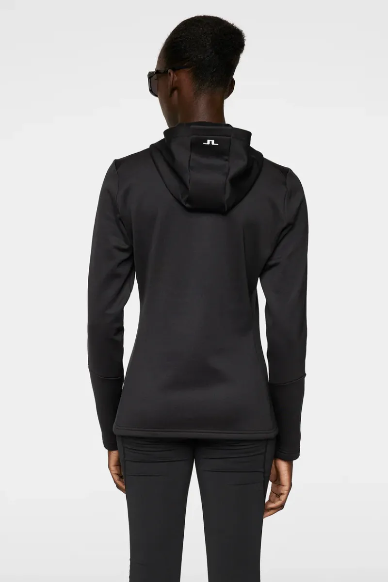 W Aerial Quarter Zip Hood|J.Lindeberg Hot