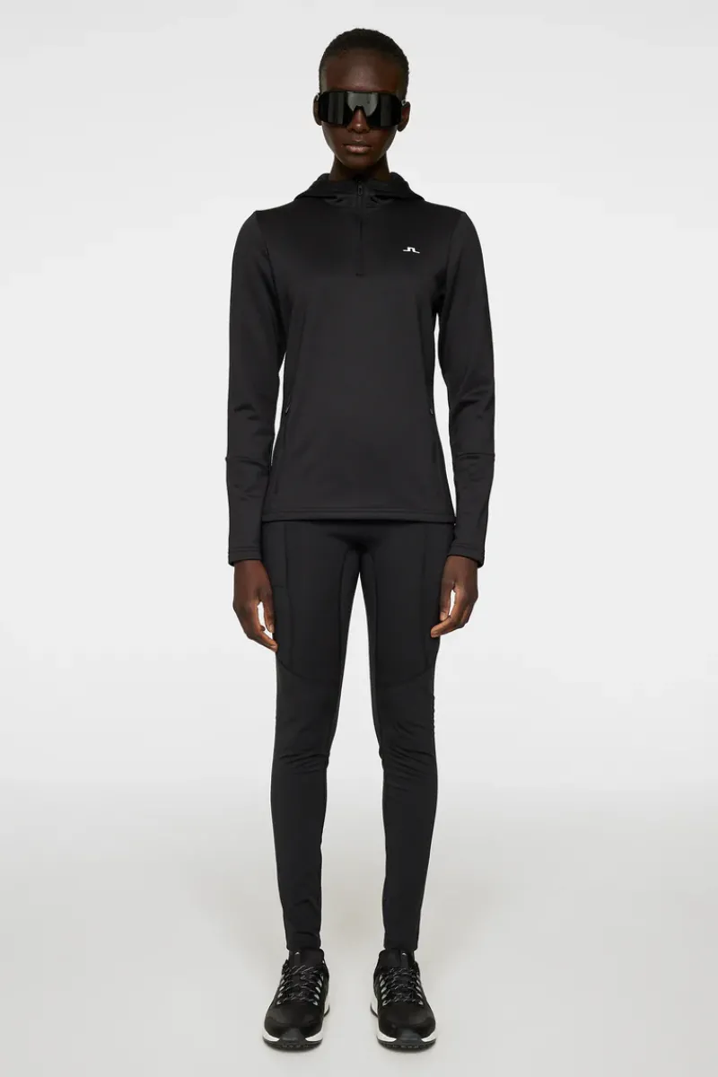 W Aerial Quarter Zip Hood|J.Lindeberg Hot