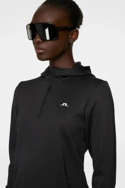W Aerial Quarter Zip Hood|J.Lindeberg Hot