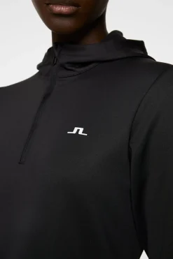 W Aerial Quarter Zip Hood|J.Lindeberg Hot
