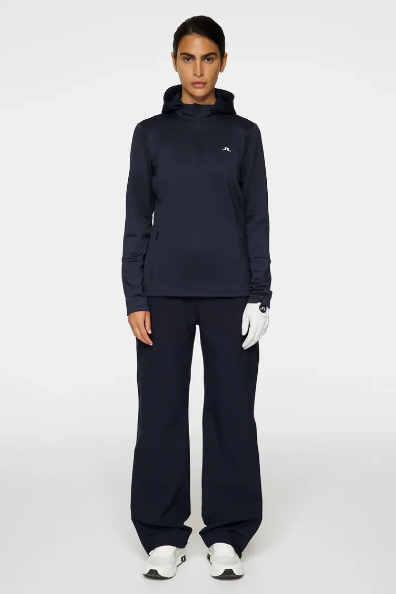 W Aerial Quarter Zip Hood|J.Lindeberg Hot