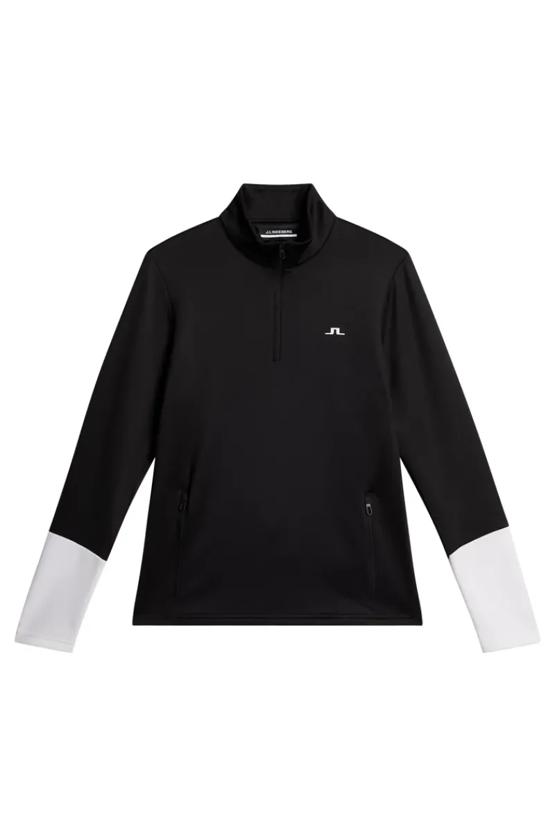 W Aerial Quarter Zip Mid Layer|J.Lindeberg Hot