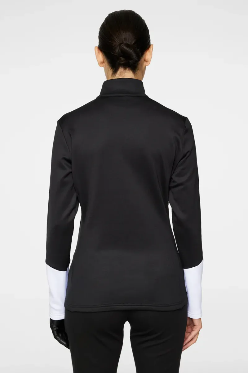 W Aerial Quarter Zip Mid Layer|J.Lindeberg Hot