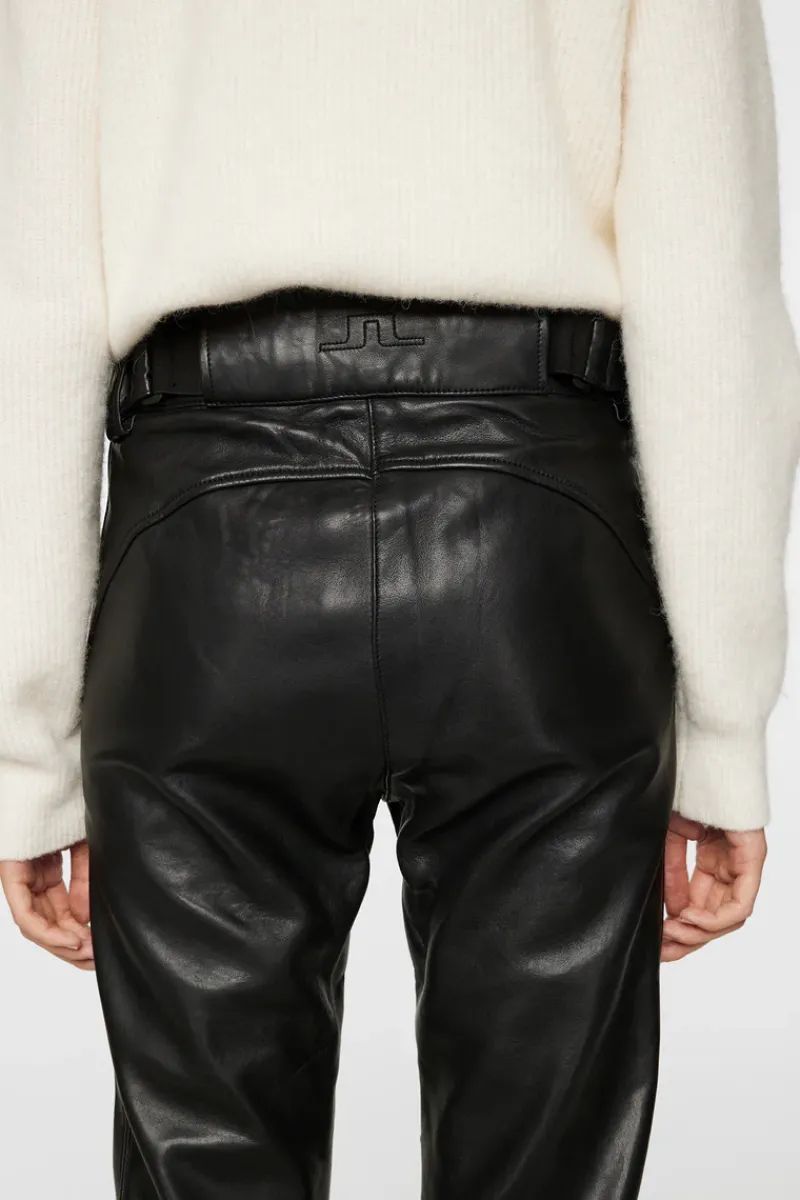 W Stanford Pant Leather|J.Lindeberg Clearance
