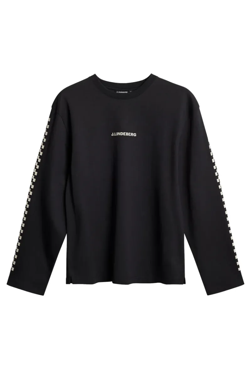 Walsh LS Print T-shirt|J.Lindeberg Discount