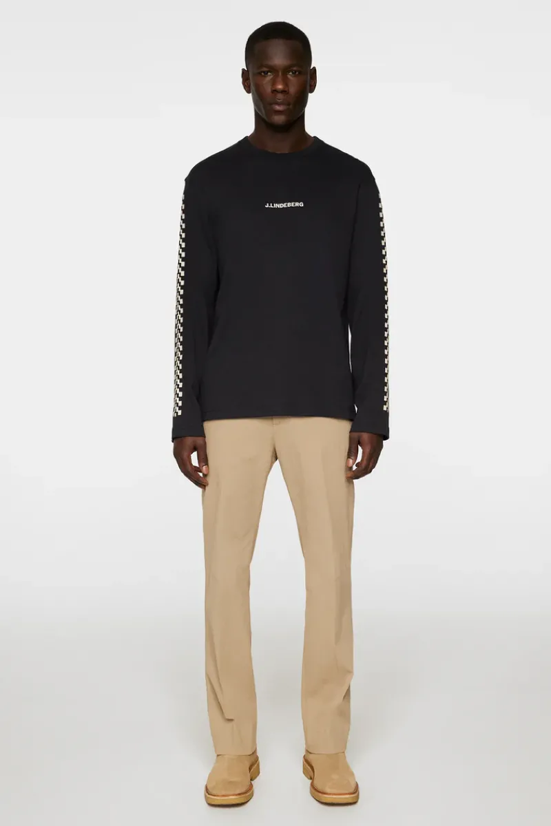 Walsh LS Print T-shirt|J.Lindeberg Discount