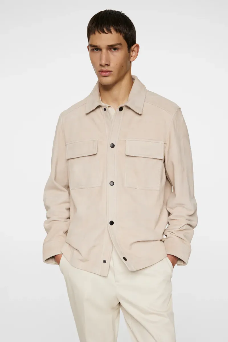 Wilden Suede Overshirt|J.Lindeberg Online