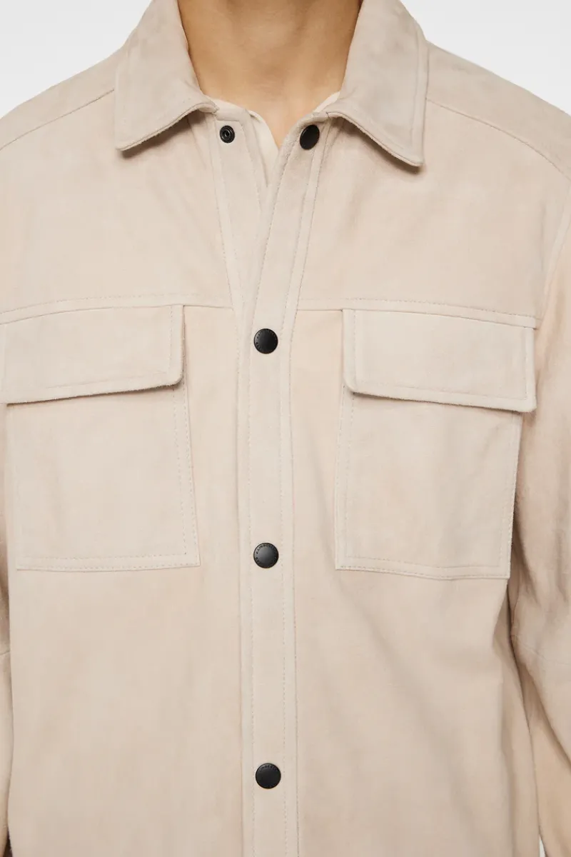 Wilden Suede Overshirt|J.Lindeberg Online