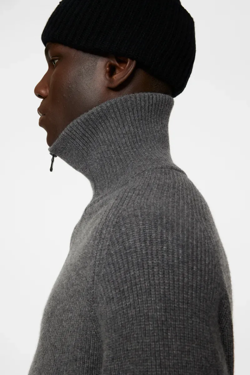 Wilmer Quarter Zip Knit|J.Lindeberg Outlet