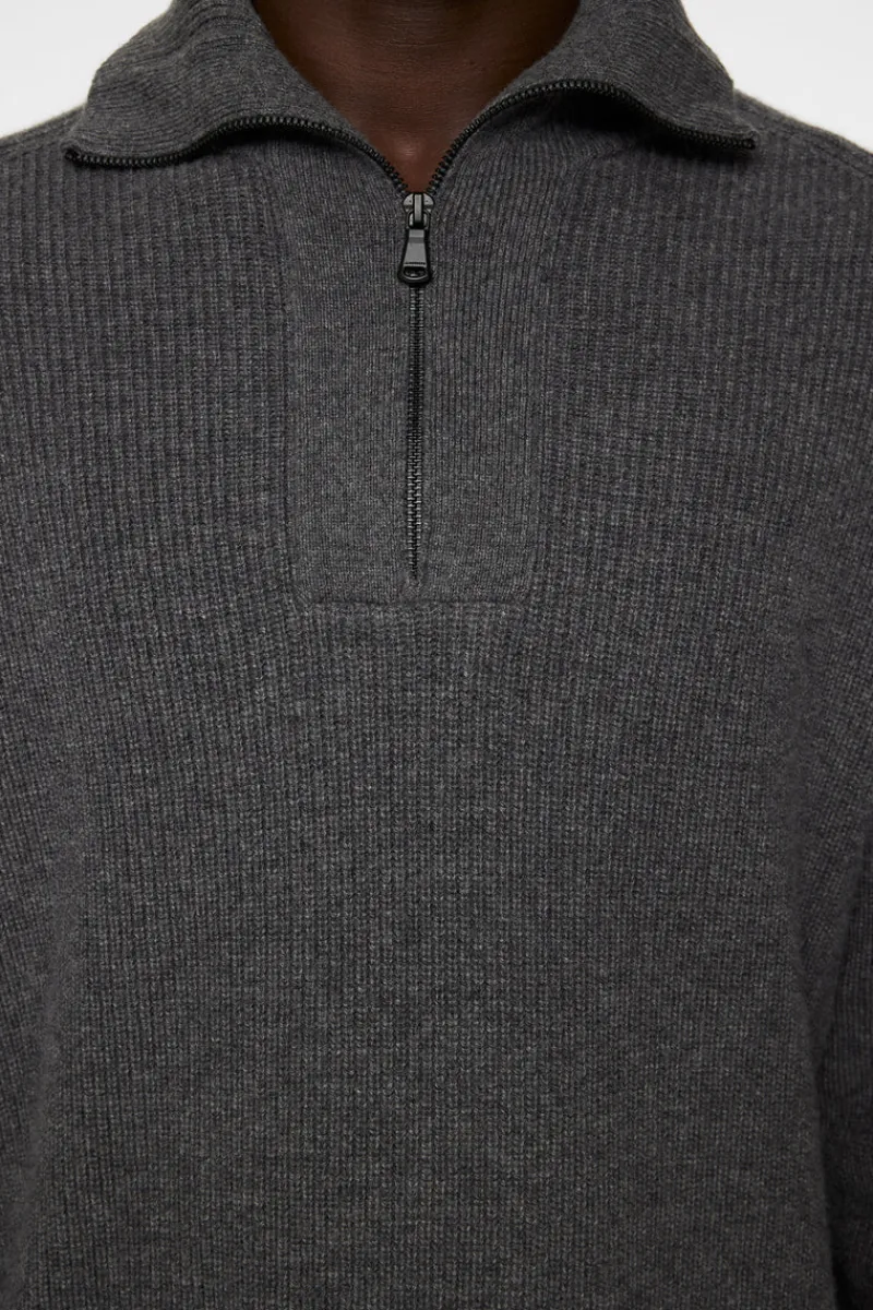 Wilmer Quarter Zip Knit|J.Lindeberg Outlet