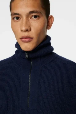 Wilmer Quarter Zip Knit|J.Lindeberg