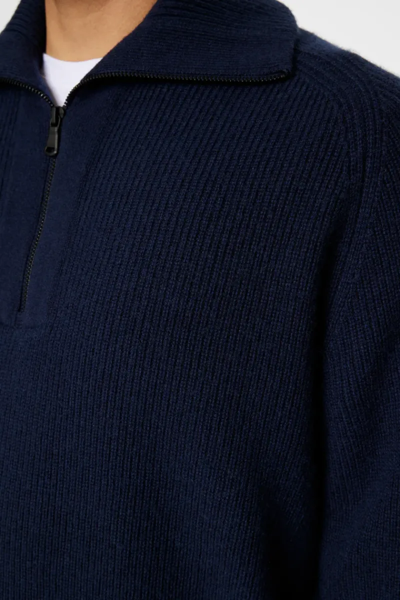 Wilmer Quarter Zip Knit|J.Lindeberg